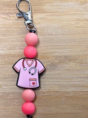 Scrub Top Keychain